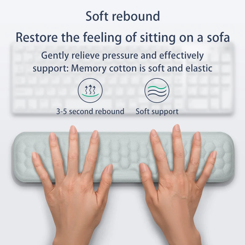Memory Foam Wrist Rest for Keyboard & Mouse