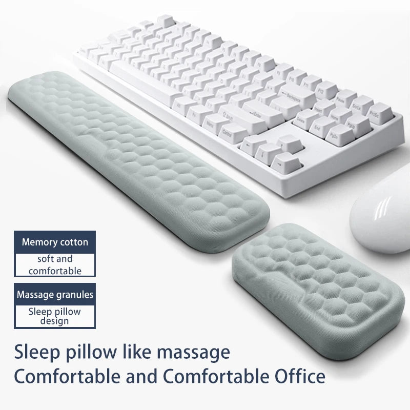 Memory Foam Wrist Rest for Keyboard & Mouse