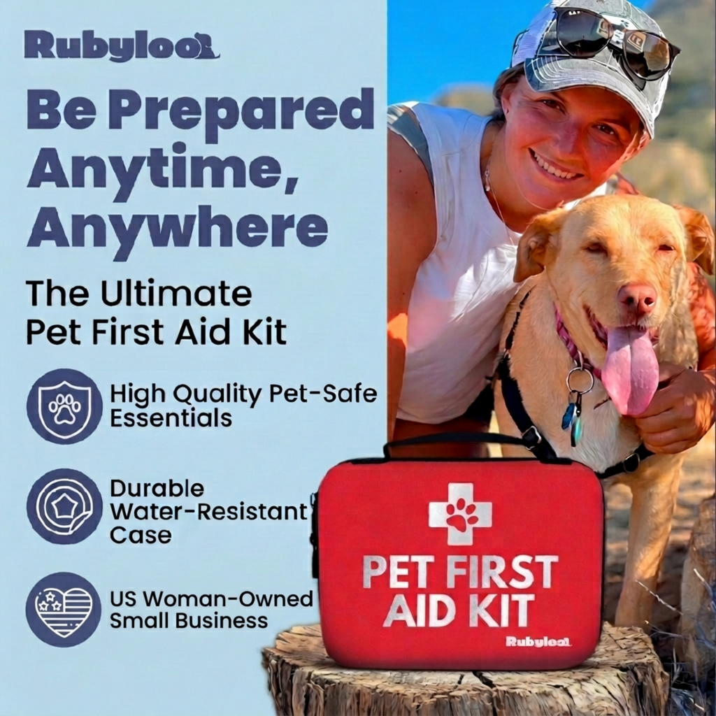 Rubyloo Pet First Aid Kit for Dogs & Cats