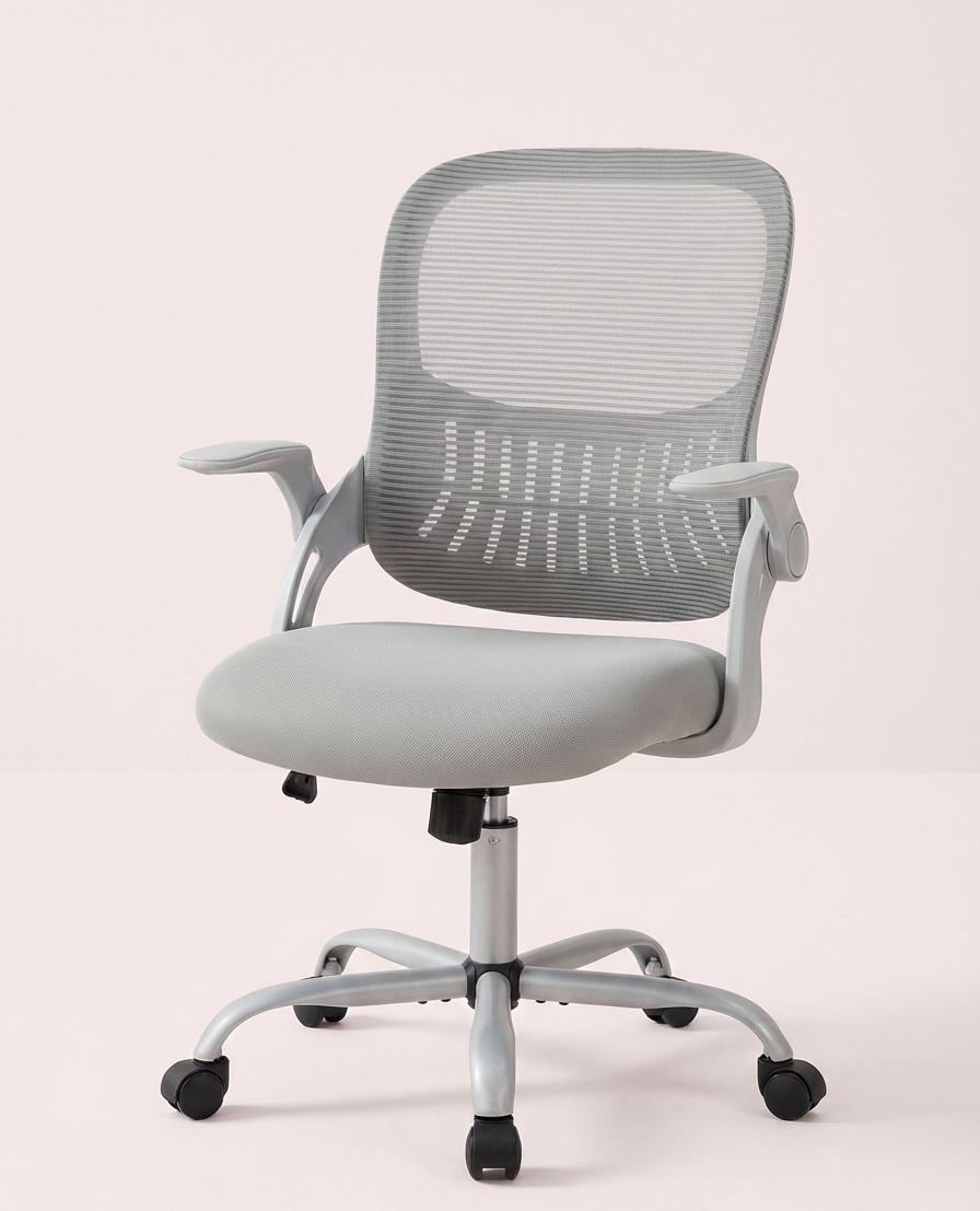 High-Back Mesh Office Chair with Lumbar Support