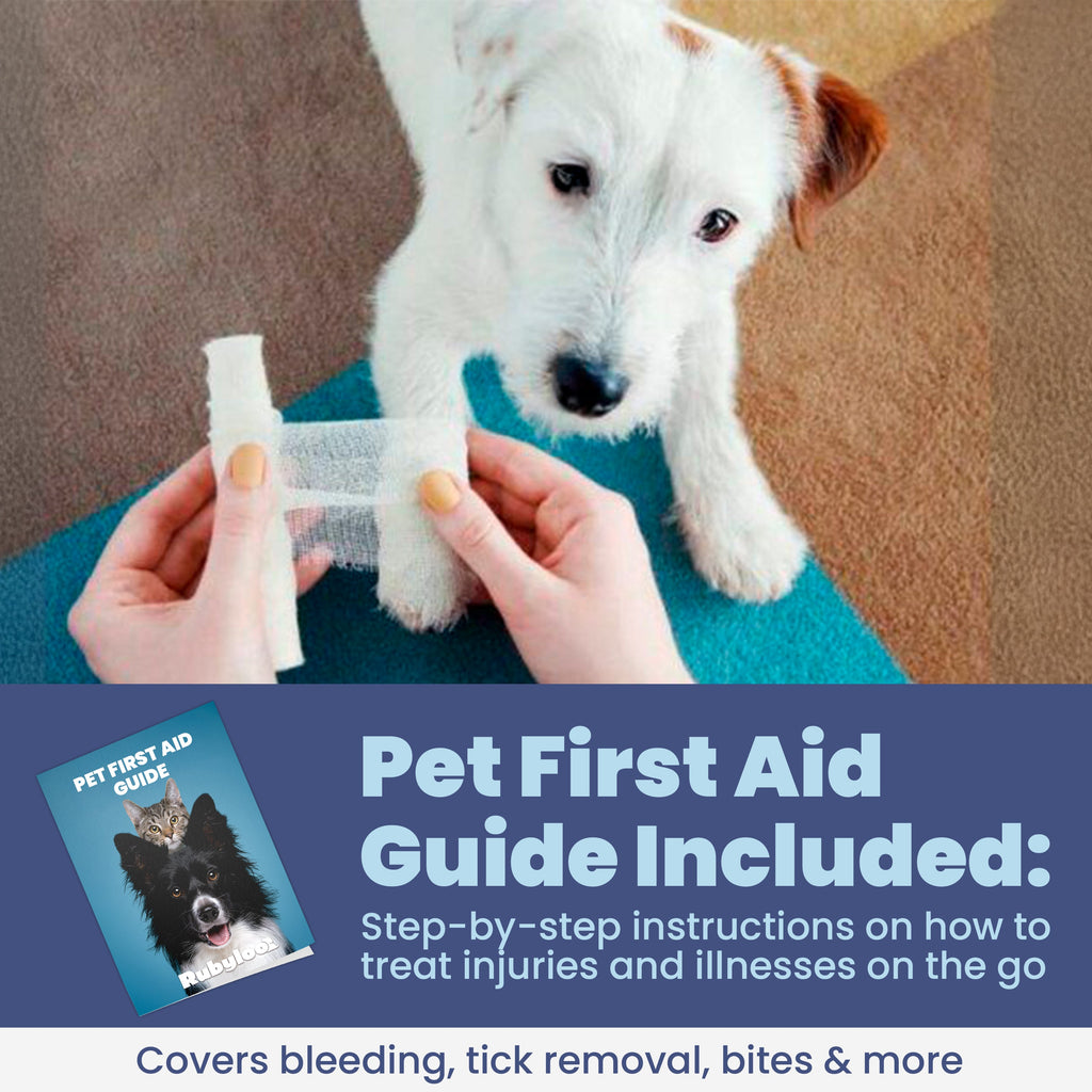 Rubyloo Pet First Aid Kit for Dogs & Cats