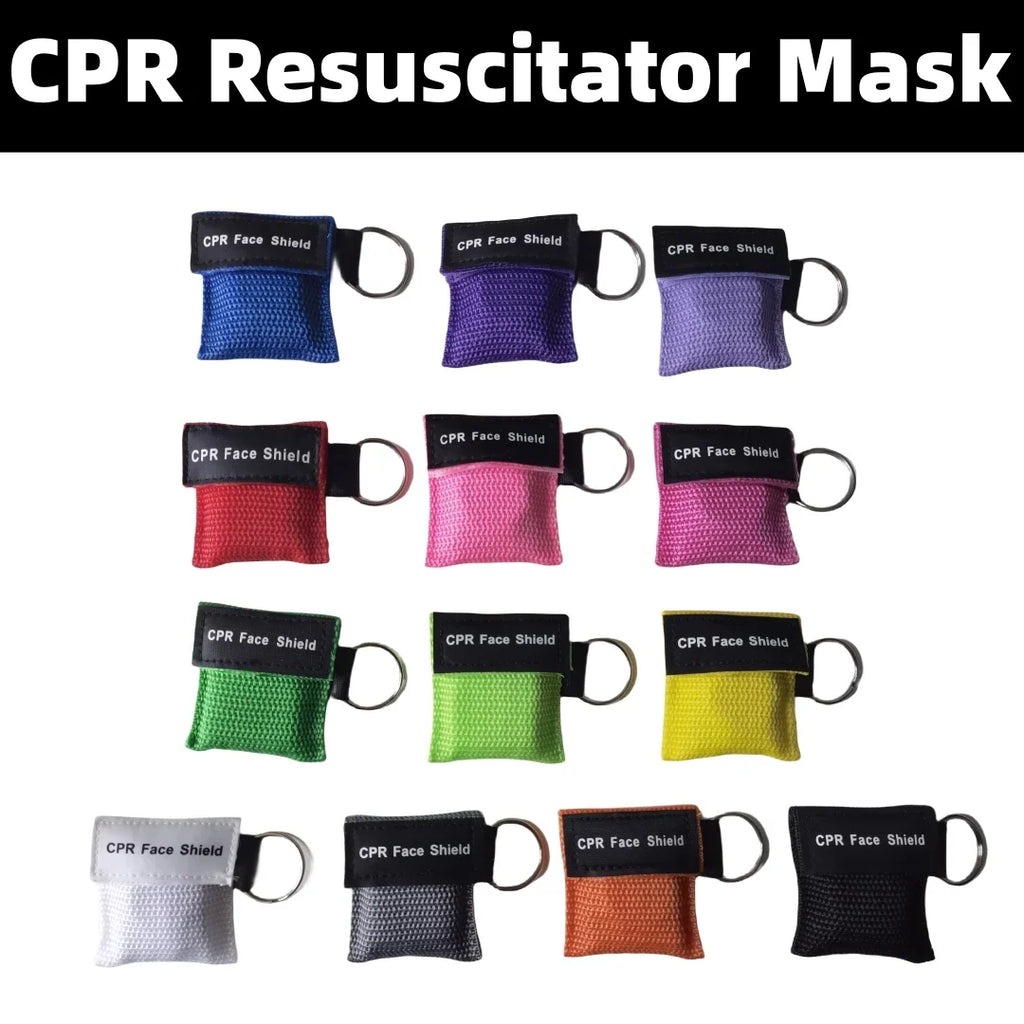 Compact CPR Face Shield with Keychain Case