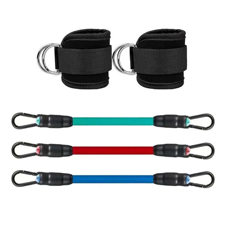 Ankle Strap Resistance Bands for Home & Gym Workouts