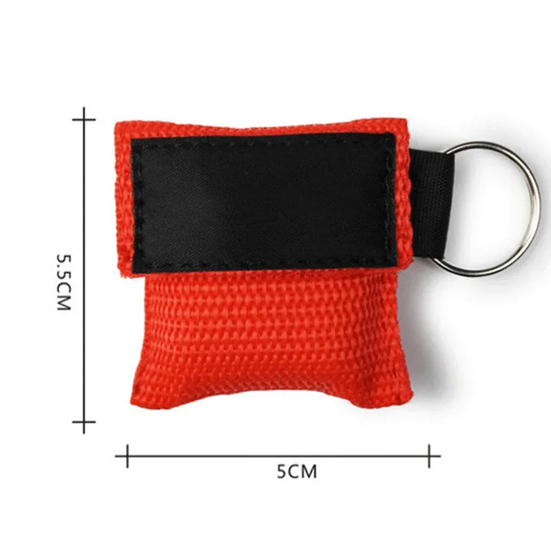 Compact CPR Face Shield with Keychain Case