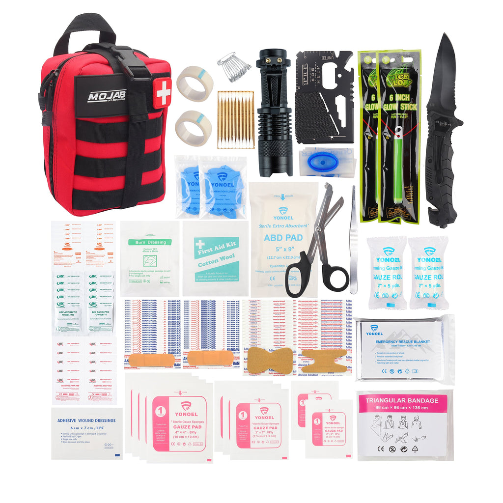 MOJAB 151-Piece Portable First Aid Kit