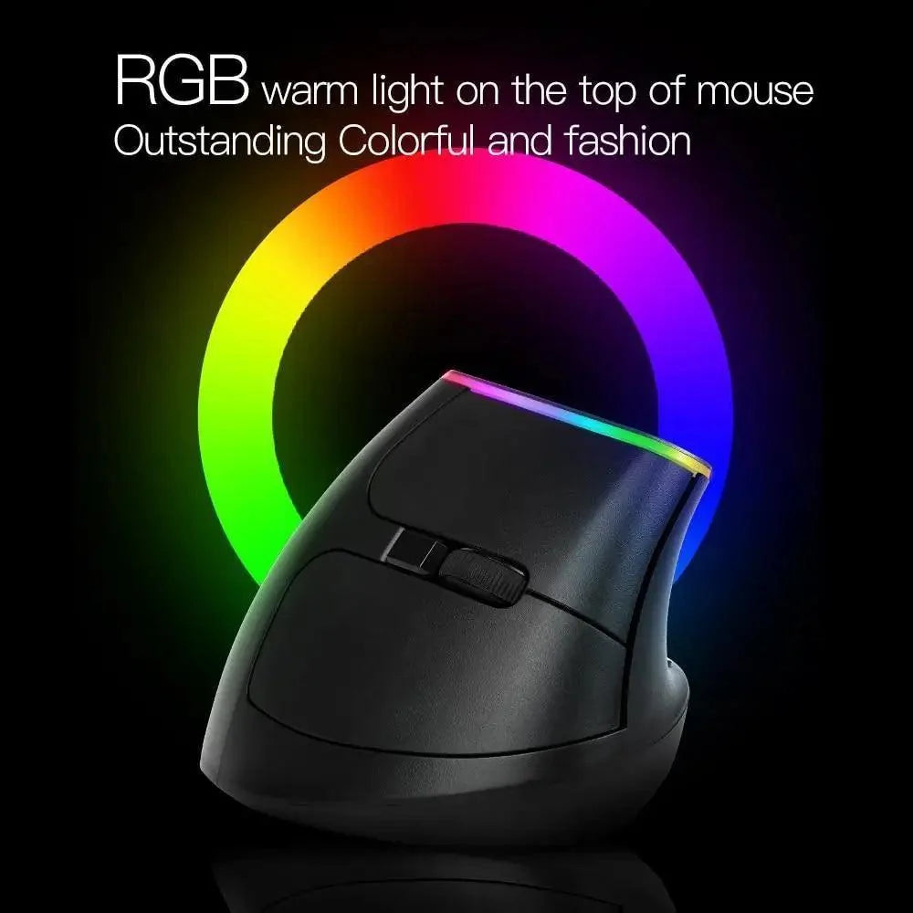 Wireless Vertical Ergonomic Mouse – 1600 DPI